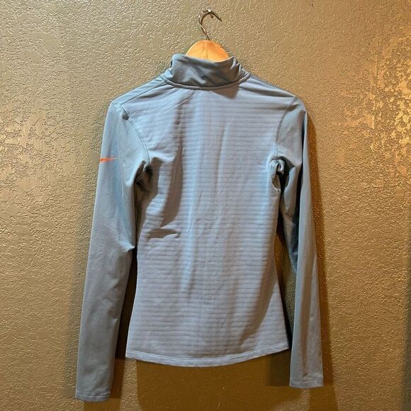 Nike Dri Fit Medium Blue Athletic Jacket Pullover - Picture 2 of 8